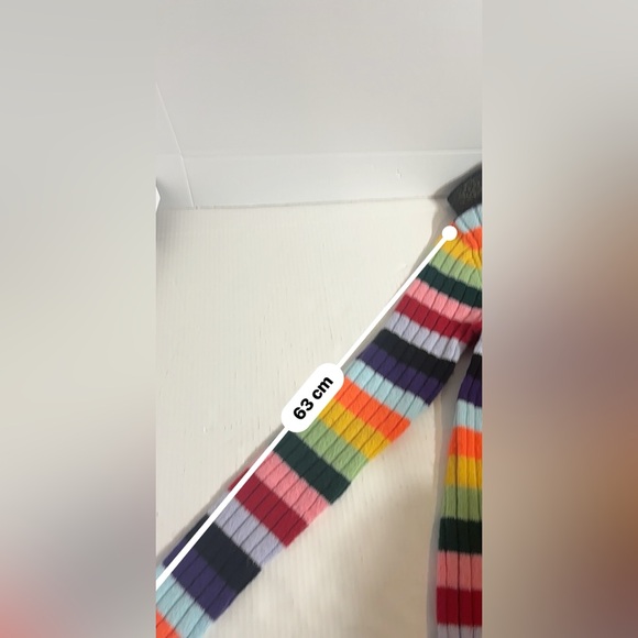 NWT Steve Madden Sweater Dress size Small MultiStripe Stretchy long sleeve - Picture 7 of 12